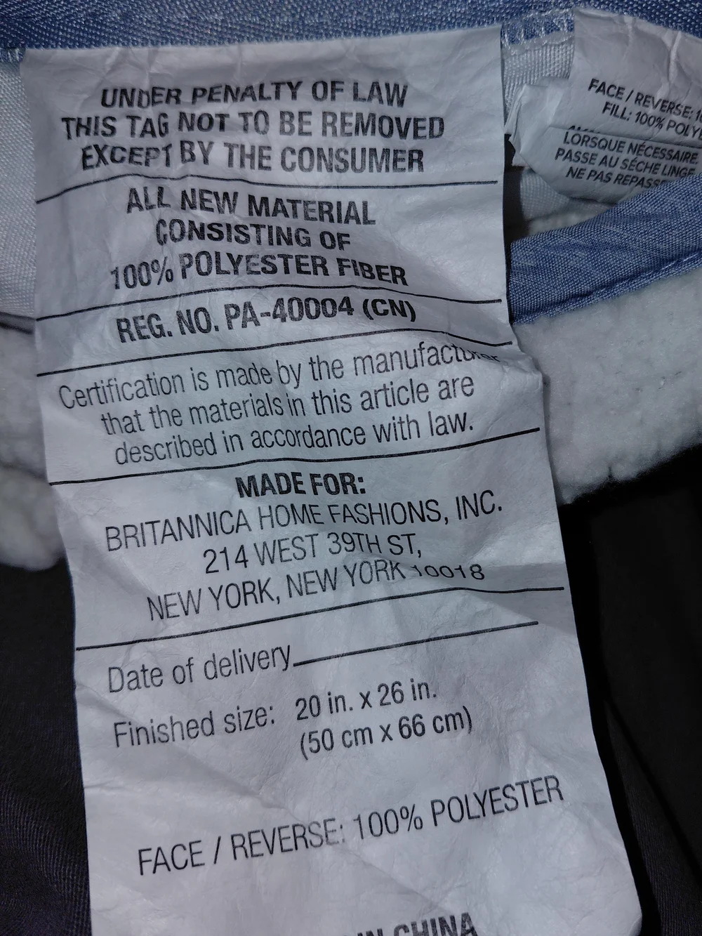 UGG Light Blue Comforter With 2 Pillow Shams